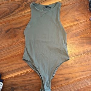 Zara bodysuit Sage